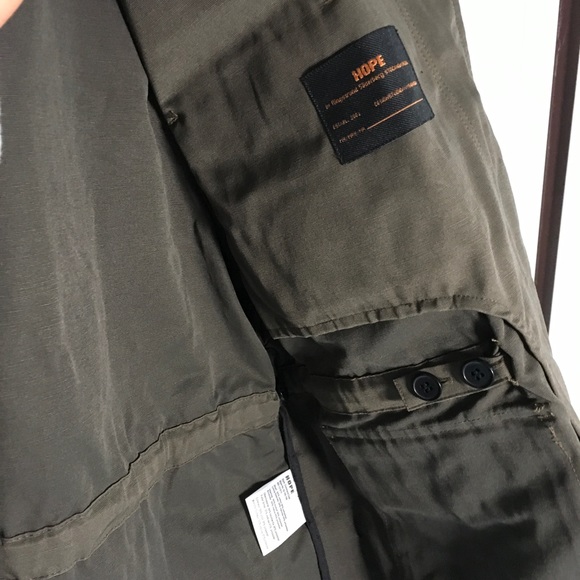 NWOT Hope STHLM Command Military Jacket - Green - Picture 4 of 8